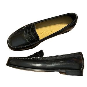 G.H. Bass & Co Weejuns Black Patent Leather Loafers